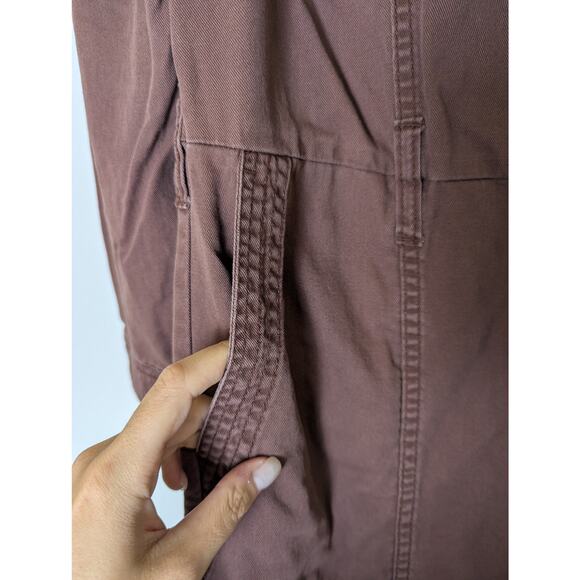 Old Navy Women Coveralls Jumpsuit Painters Boiler Suit Brown Size S Utility - Picture 9 of 15
